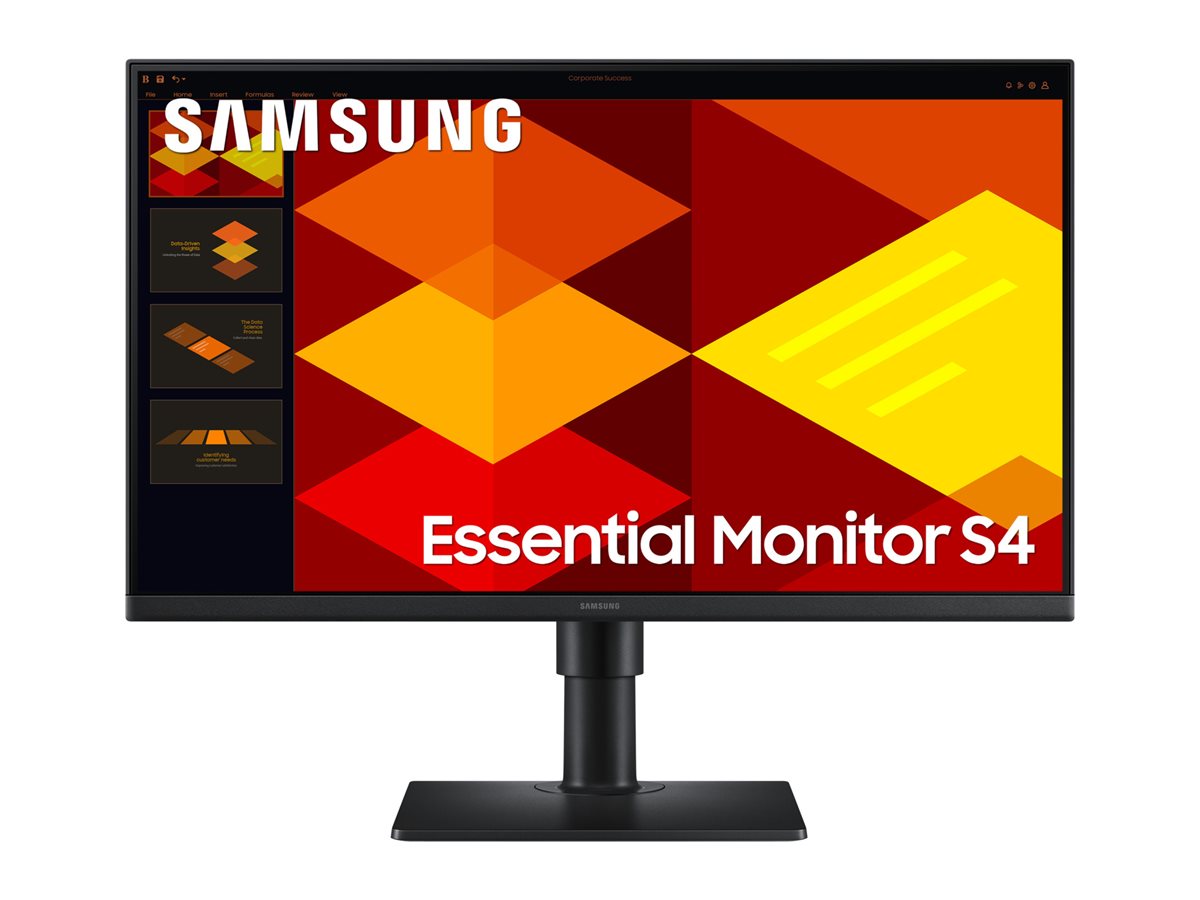 Samsung S24D406GAU - S40GD Series - LED-Monitor - 61 cm (24")1920 x 1080 Full HD (1080p) @ 100 Hz - IPS - 250 cd/m² - 1000:1 - 5 ms - 2xHDMI - DisplayPort - Lautsprecher - Schwarz