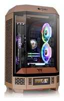 Thermaltake The Tower 300 - Micro Tower - micro ATX - Seitenteil mit Fenster (gehärtetes Glas)keine Spannungsversorgung (PS/2) - Kies-Sand - USB/Audio