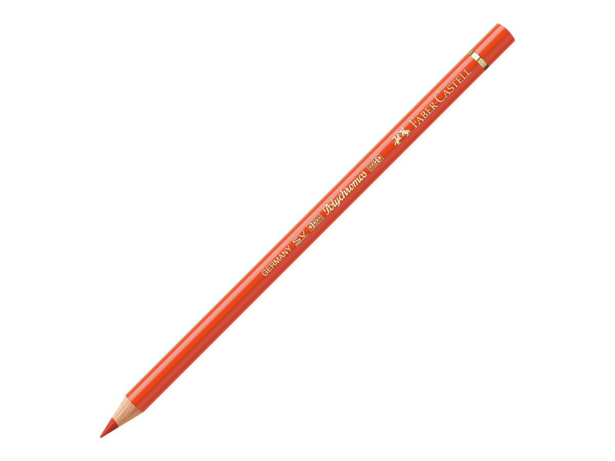 FABER-CASTELL Polychromos - Farbstift - DarkCadmium Orange - 3.8 mm