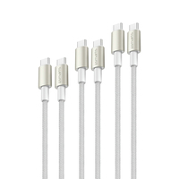 4smarts 540621, USB C, USB C, USB 2.0, 0,48 Gbit/s, Silber, Weiß