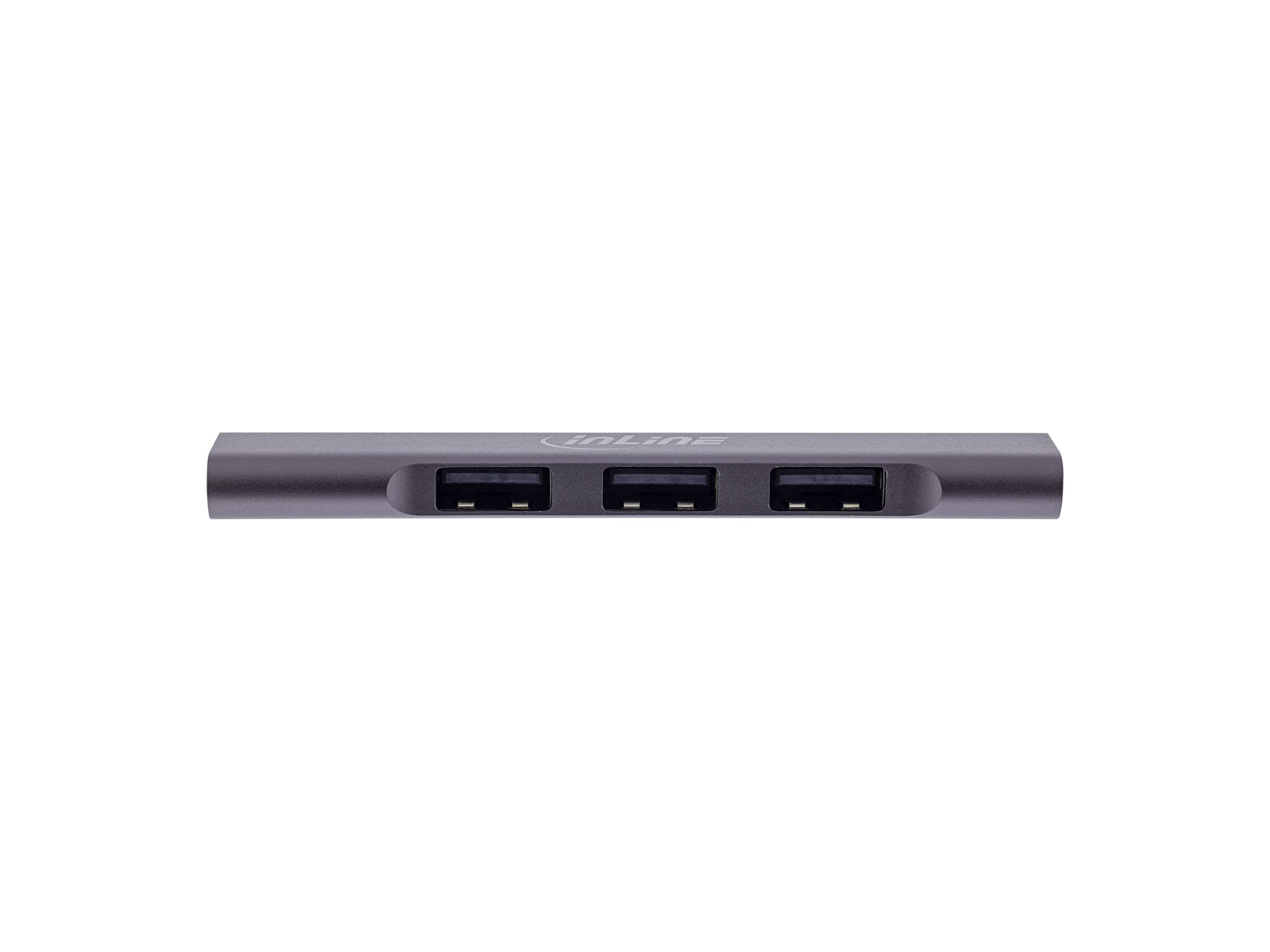 InLine Slim USB-C Hub - 4-Port - USB 3.0 + 3x USB 2.0 - schmale Bauform2