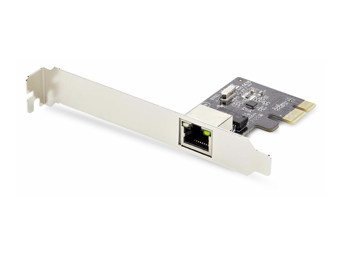 StarTech.com Startech 1-Port Gigabit PCIe Network AdapterCard - TAA Compliant - Netzwerkadapter - PCI Express x1 Low-Profile - Gigabit Ethernet x 1 - Schwarz - TAA-konform