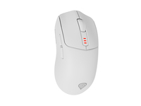 natec GENESIS Zircon 500, rechts, Optisch, RF Wireless + Bluetooth + USB Type-C, 10000 DPI, 4600 fps, WeißGaming - Optical - PMW3325 - 10000 DPI - 20 G - 1000 Hz - 4600 FPS - 2.4 GHz - Bluetooth - USB