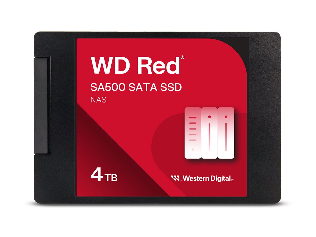 WD Red SA500 WDS400T2R0A-68CKB0 - SSD - 4 TB - intern - 2.5" (6.4 cm)SATA 6Gb/s