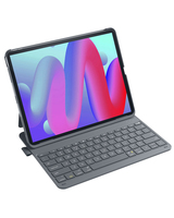 Inateck BK2007, Touchpad, Apple, iPad Air 11 Inch 7th Gen M3 2025 iPad Air 11 Inch 6th Gen 2024 (A2902/A2903/A2904) iPad Air 10.9..., Grau, Akkustand, Bluetooth, Caps Lock, Ladend, KabellosBluetooth