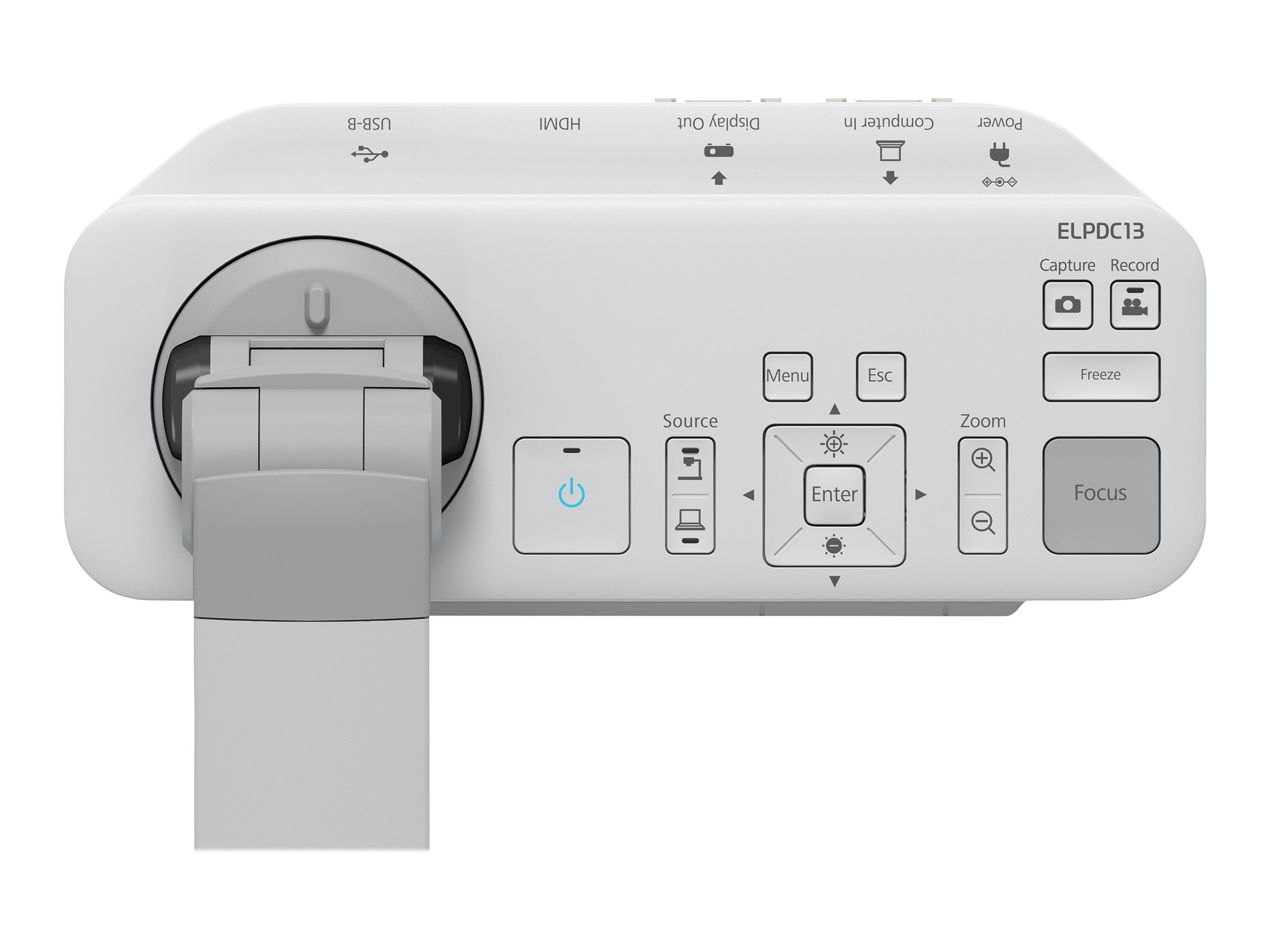 Epson ELPDC13 - Digitale Dokumentenkamera - Farbe 2,1 MP - 1920 x 1080 - Audio - VGA - HDMI - USB