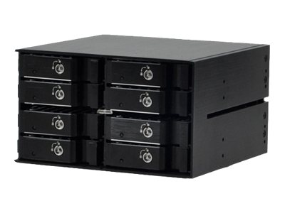 Jou Jye JJ-1080M-SS - Gehäuse für Speicherlaufwerke - 2.5" (6.4 cm)Schwarz