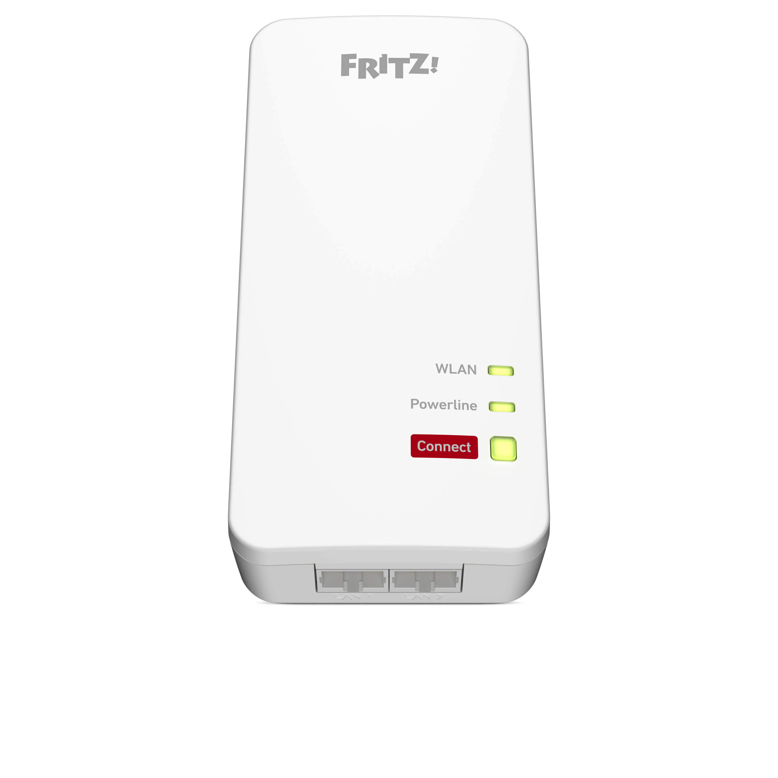 AVM FRITZ!Powerline 1240 AX - Powerline-Adapter 1GbE, HomePlug AV (HPAV)2.0 - Wi-Fi 5 - Wi-Fi 6 - 2,4 GHz - an Wandsteckdose anschließbar