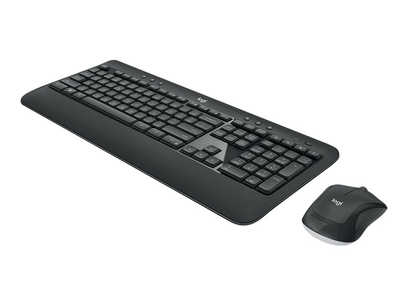 Logitech MK540 Advanced - Tastatur-und-Maus-Setkabellos - 2.4 GHz - Arabisch - Dunkelgrau