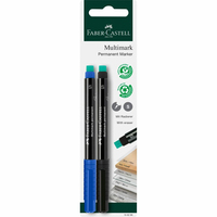 FABER-CASTELL 156296, Schwarz, Blau, Schwarz, Blau, 2 Stück(e), Sichtverpackung