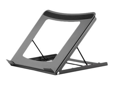 Manhattan Laptop and Tablet Stand, Adjustable (5 positions)Suitable for all tablets and laptops up to 15.6" - Portable and Lightweight - Steel - Black -  - Notebook- / Tablet-Ständer - 39.6 cm - 10" -