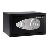 MasterLock Mittelgroer digitaler Safe mit Kombination, Schwarz, Grau, Zahlenschloss, Stahl, 290 mm, 264 mm, 194 mmMittelgroer digitaler Safe mit Kombination