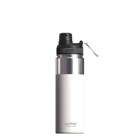 Asobu Alpine Flask, 530 ml, Wandern, Weiß, Edelstahl, Erwachsener, Mann/Frau