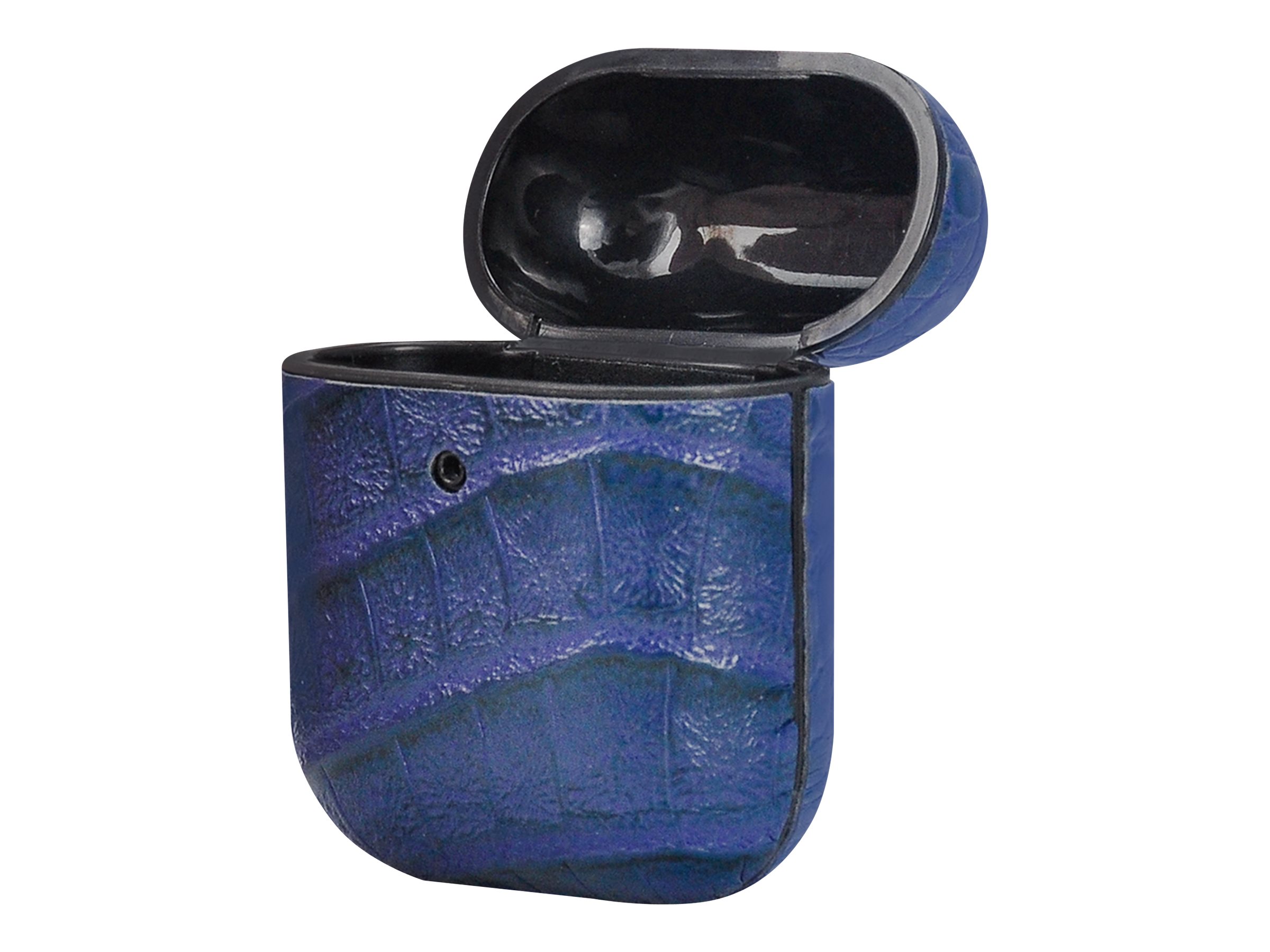 TerraTec Air Box - Tasche für Kopfhöhrer - Polycarbonat - croco blue - für Apple AirPods (1. Generation, 2. Generation)Air Box - Polykarbonat - AirPods der 1. und 2