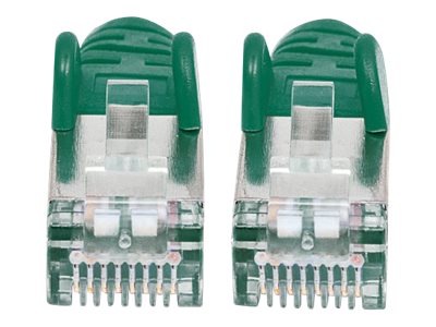 Intellinet Network Patch Cable, Cat6A, 7.5m, Green, Copper, S/FTP, LSOH / LSZH, PVC, RJ45, Gold Plated Contacts, Snagless, Booted, , Polybag - Patch-Kabel (DTE)RJ-45 (M) zu RJ-45 (M) - 7.5 m - SFTP -