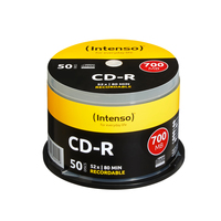 Intenso 50 x CD-R - 700 MB (80 Min) 40x - Spindel