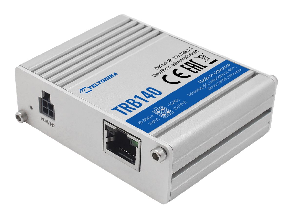 Teltonika TRB140 - Gateway - 1GbE - LTE B1/B20/B28/B3/B7/B88