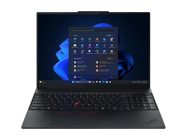 Lenovo ThinkPad E16 Gen 3 21SR - 180°-Scharnierdesign - Intel Core Ultra 7 255H - Win 11 Pro - Arc Graphics 140T - 32 GB RAM - 1 TB SSD TCG Opal Encryption 2, NVMe - 40.6 cm (16")IPS 1920 x 1200 - Wi-