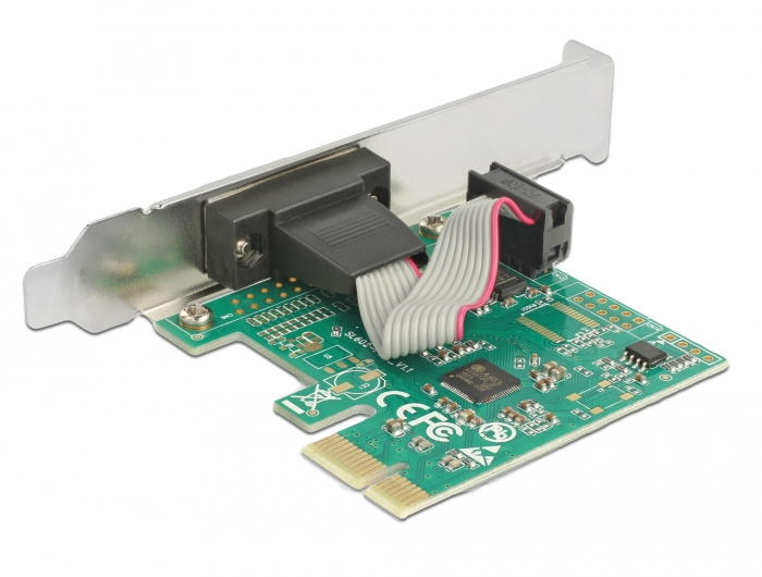 Delock PCI Express Card to 1 x Serial RS-232Serieller Adapter - PCIe 2.0 Low-Profile - RS-232 x 1