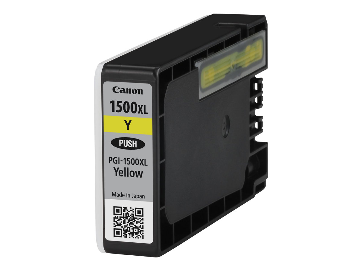 Canon PGI-1500XL Y - 12 ml - Hohe Ergiebigkeit Gelb - original - Tintenbehälter - für MAXIFY MB2050 - MB2150 - MB2155 - MB2350 - MB2750 - MB2755