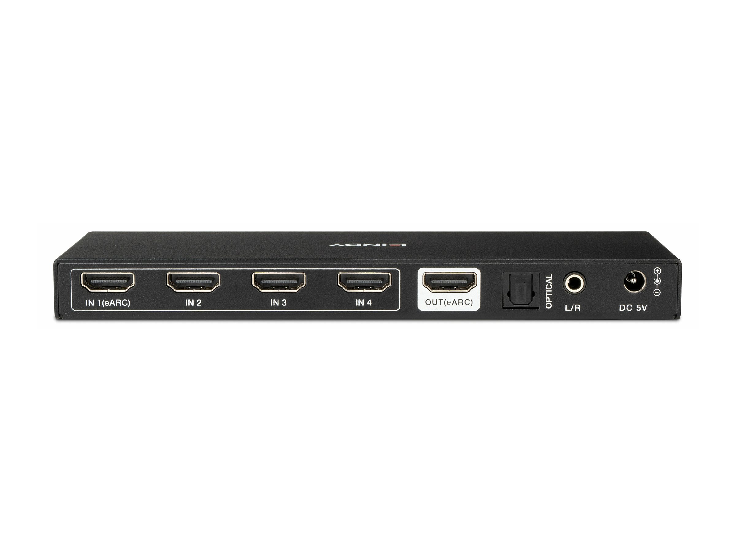 Lindy Video/Audio-Schalter - 8K60, mit eARC4 x HDMI - Desktop