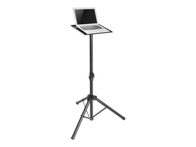 Manhattan TV/Monitor/Projector/Laptop Mount, Tripod Floor Stand, 1 screen/device, Screen Sizes: 13-32", VESA 75x75 to 100x100mm, Max 15kg, Height Adjustable, Black,  - Aufstellung - Stativ - für Noteb