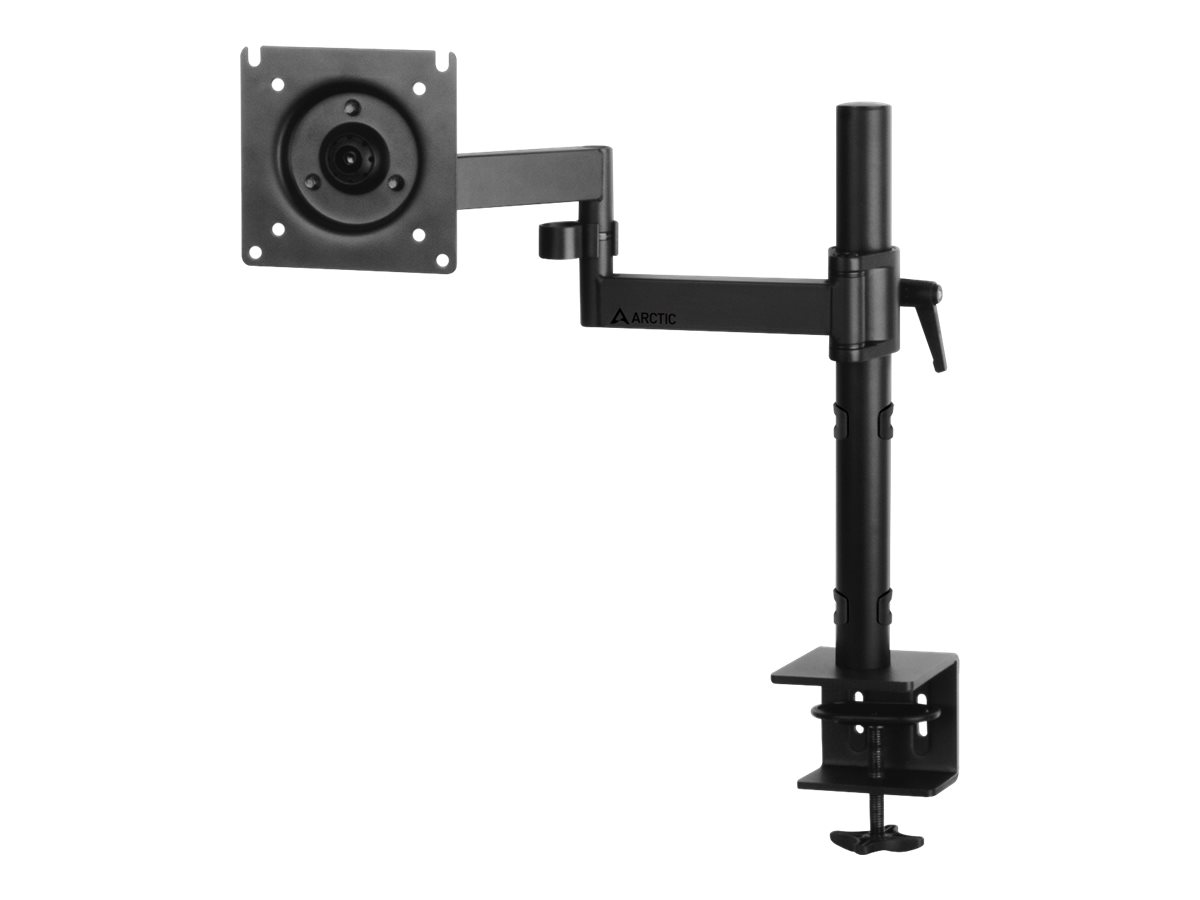 Arctic X1 - Befestigungskit (Gelenkarm, Klammer, VESA-Adapter) - für Monitor - Stahl, Zinklegierung - mattschwarz - Bildschirmgröße: up to 109.2 / 124.5 cm (ultra-wide)