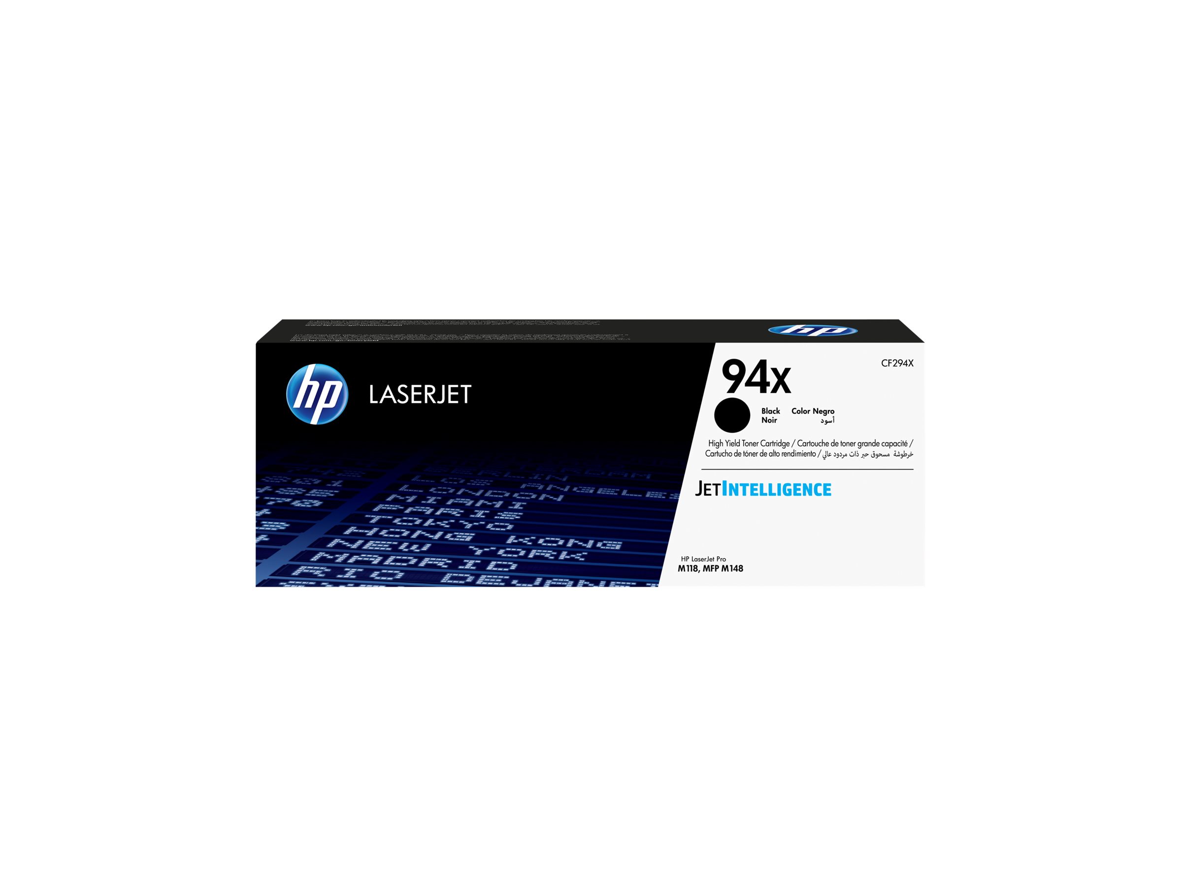 HP 94X - Schwarz - original - LaserJet - Tonerpatrone (CF294X)für LaserJet Pro M118dw - MFP M148dw - MFP M148fdw