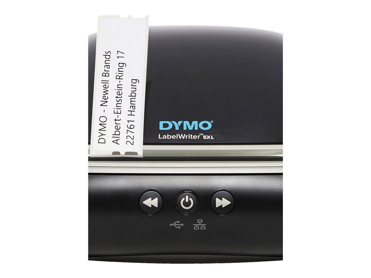 Dymo LabelWriter 5XL - Etikettendrucker - Thermodirekt - Rolle (11,5 cm)300 dpi - bis zu 53 Etiketten/Min. - USB 2.0 - LAN