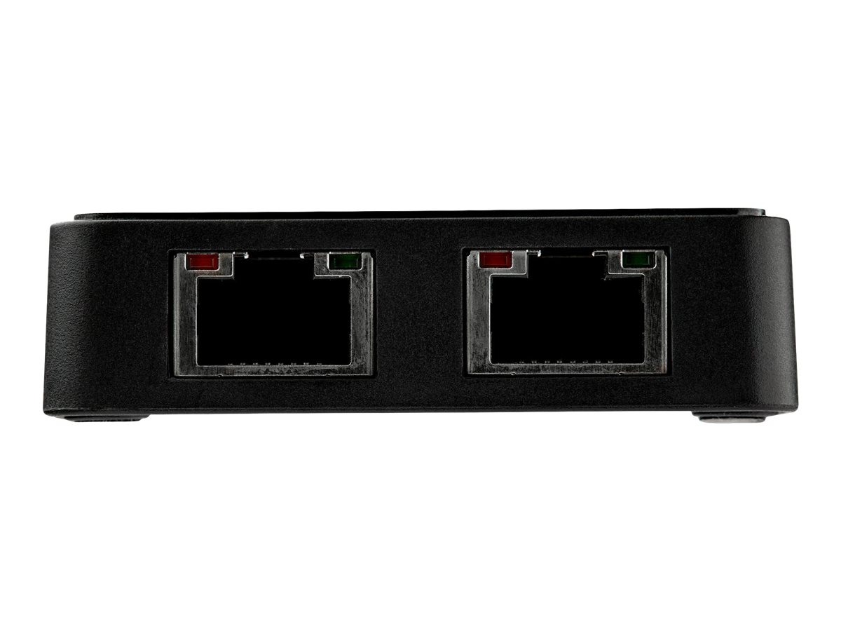 StarTech.com Startech USB 3.0 SuperSpeed auf Dual Port GigabitEthernet LAN Adapter - 10/100/1000 NIC Netzwerkadapter mit USB-Port - Schwarz - Netzwerkadapter - USB 3.0 - 1GbE - 1000Base-T - 2 Anschlüs