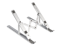 Conceptronic THANA04S ERGO Klappbarer Laptop-Kühlständer aus Aluminium, Laptop-Ständer, Silber, Aluminium, 39,6 cm (15.6"), 20 kg, 255 mmTHANA04S ERGO Klappbarer Laptop-Kühlständer aus Aluminium
