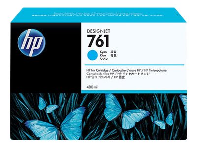 HP 761 - 400 ml - Cyan - original - DesignJetTintenpatrone - für DesignJet T7100 - T7200 - T7200 Production Printer