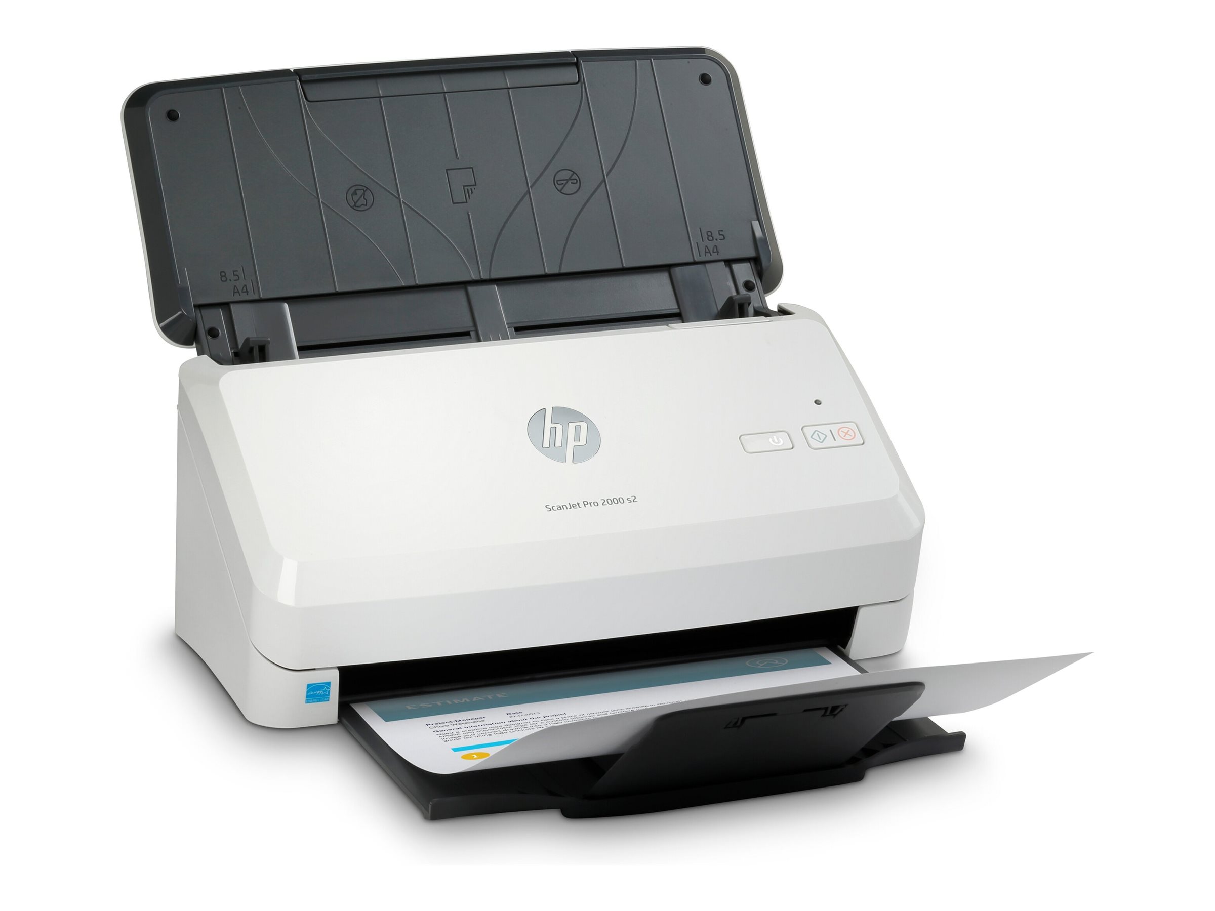 HP Scanjet Pro 2000 s2 Sheet-feed - Dokumentenscanner - Duplex - 216 x 3100 mm - 600 dpi x 600 dpi - bis zu 35 Seiten/Min. (einfarbig)automatischer Dokumenteneinzug (50 Blätter) - bis zu 3500 Scanvorg