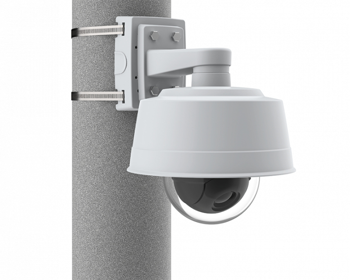 Axis T91B47 (50-150 mm) - Kamera MontagesatzPfosten montierbar - Innenbereich - Außenbereich - weiß - für AXIS AXIS P3245 - M3215 - M4308 - P1385 - P1455 - P3818 - Q1615 - Q1951 - Q1952 - Q3536 - Q353