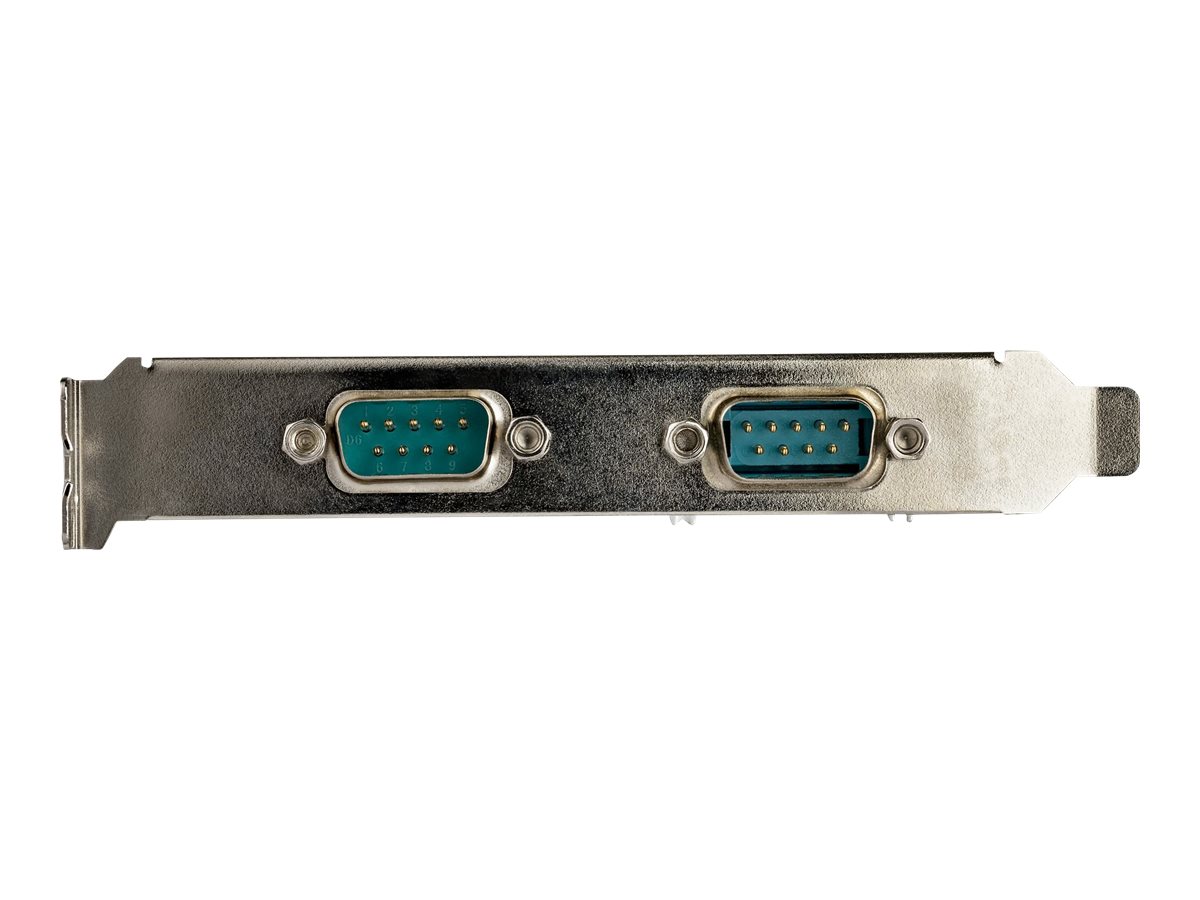 StarTech.com Startech 2 Port Serielle PCI Express RS232 Adapter Karte - Serielle PCIe RS232 Kontroller Karte - PCIe zu Dual Serielle DB9 - 16950 UART - Erweiterungskarte - Windows & Linux (PEX2S953)Se