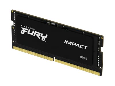 Kingston FURY Impact - DDR5 - Modul - 16 GBSO-DIMM 262-Pin - 4800 MHz / PC5-38400 - CL38 - 1.1 V - ungepuffert - on-die ECC - für Intel Next Unit of Computing 13 Extreme Kit - NUC13RNGi9