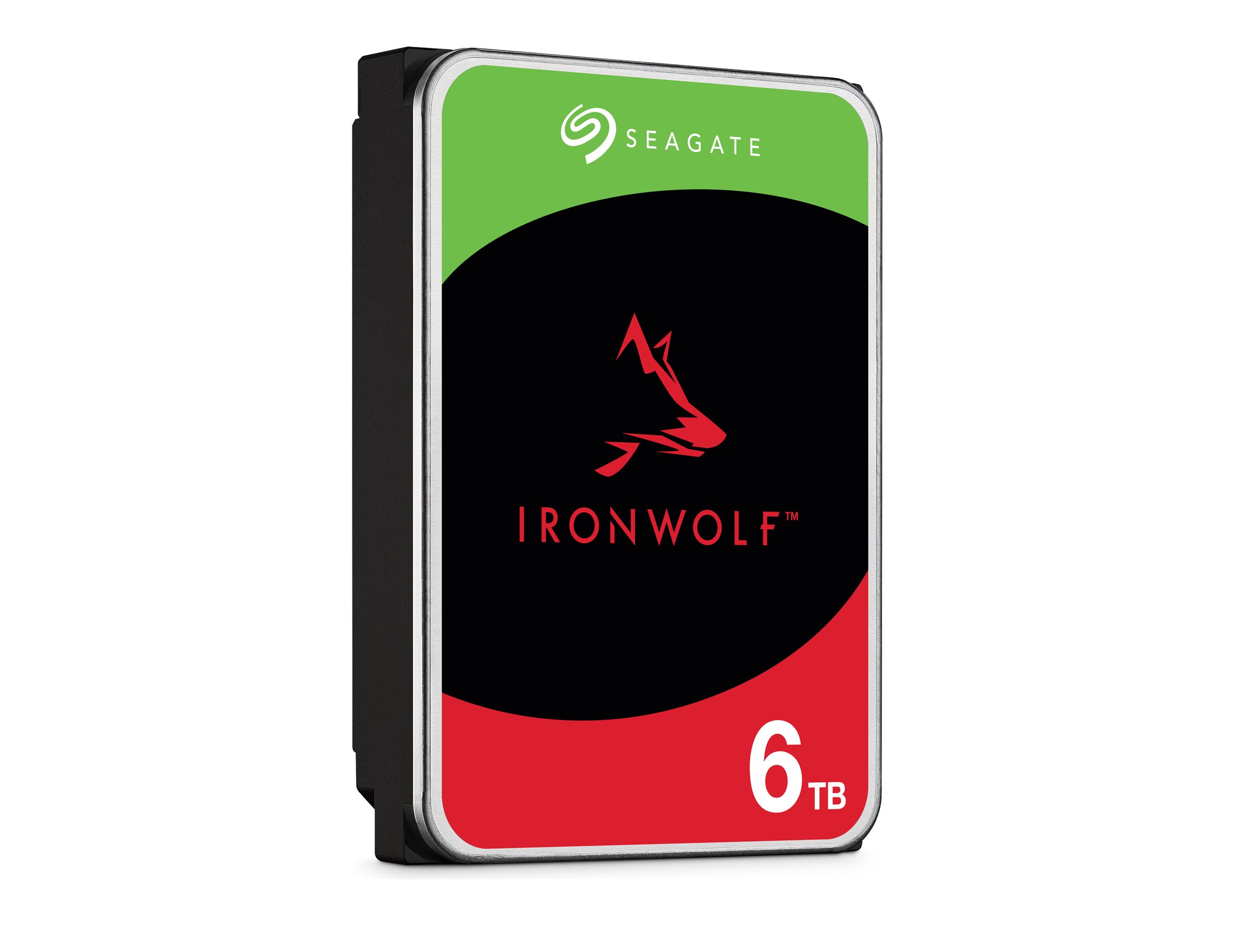 Seagate IronWolf ST6000VN006 - Festplatte - 6 TB - intern - 3.5" (8.9 cm)SATA 6Gb/s - Puffer: 256 MB - mit 3 Jahre Seagate Rescue Datenwiederherstellung