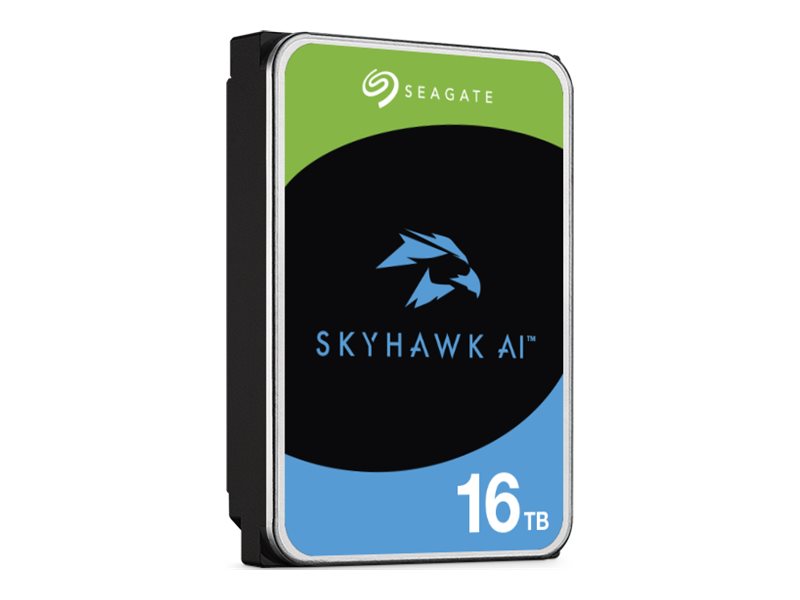 Seagate SkyHawk AI ST16000VE004 - Festplatte - 16 TB - intern - 3.5" (8.9 cm)SATA 6Gb/s - Puffer: 512 MB - mit 3 Jahre Seagate Rescue Datenwiederherstellung