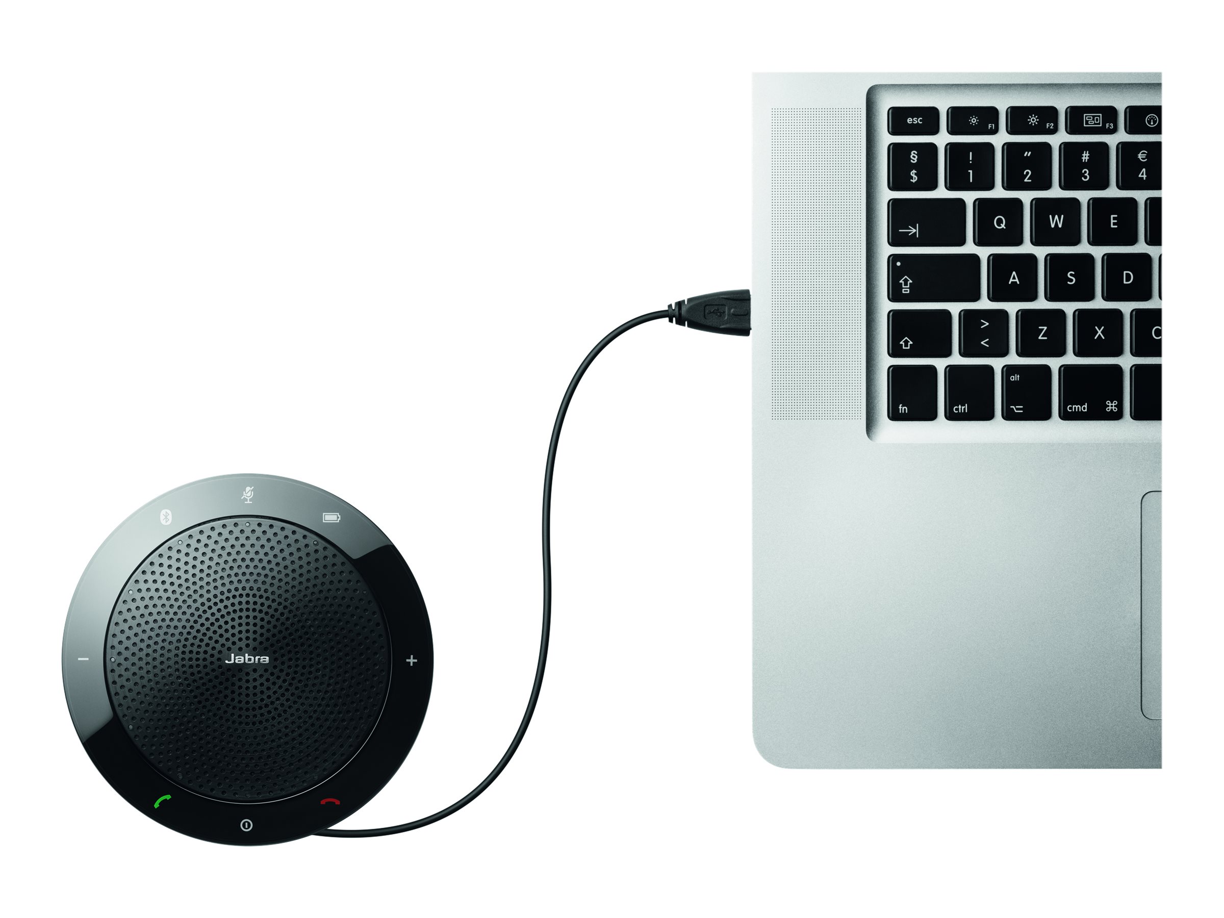 Jabra SPEAK 510+ MS - Freisprechtelefon - Bluetoothkabellos - USB - Zertifiziert für Skype für Unternehmen