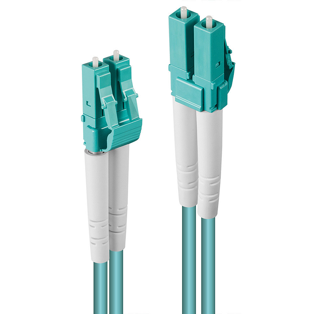 Lindy Patch-Kabel - LC Multi-Mode (M) zu LC Multi-Mode (M)30 m - 30 m - Glasfaser - Duplex - 50/125 Mikrometer - OM3 - halogenfrei