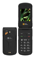 AGM Mobile AGM M10, Klappgehäuse, Dual-SIM, 6,1 cm (2.4"), Bluetooth, 1200 mAh, Schwarz