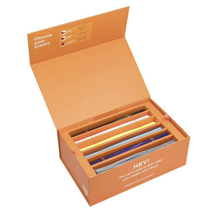 3Doodler Create LP Plastic Kit, Filament-Nachfüller, Mehrfarbig, Acrylnitril-Butadien-Styrol (ABS), Kunststoff, 1200 Stück(e), for Create+/Create/Pro/2.0 and ver. 1, 3,1 kg