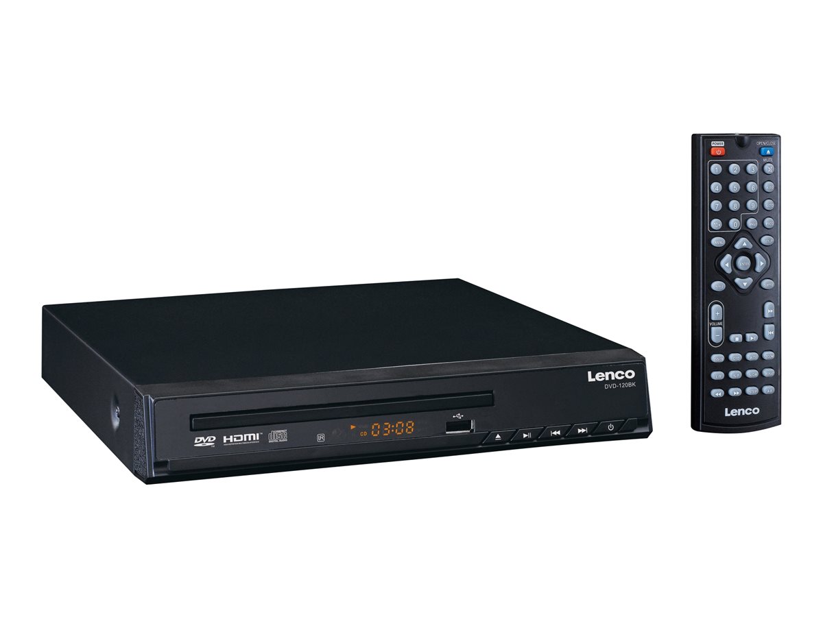 Lenco DVD-120 - DVD-Player - Schwarz