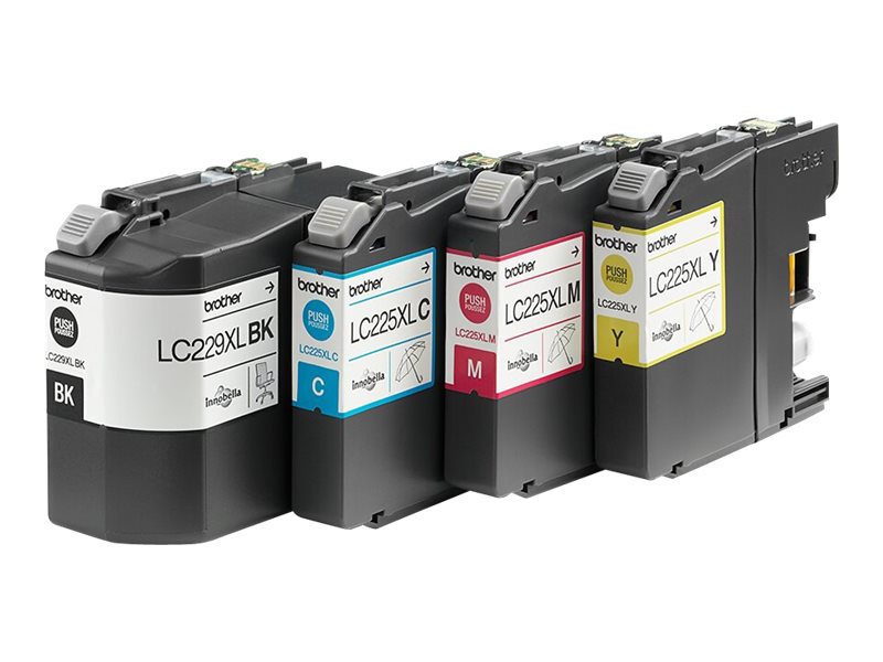 HP Brother LC229XLVALBP - 4er-Pack - Schwarz, GelbCyan - Magenta - original - Blisterverpackung - Tintenpatrone - für Brother MFC-J5320DW - MFC-J5625DW