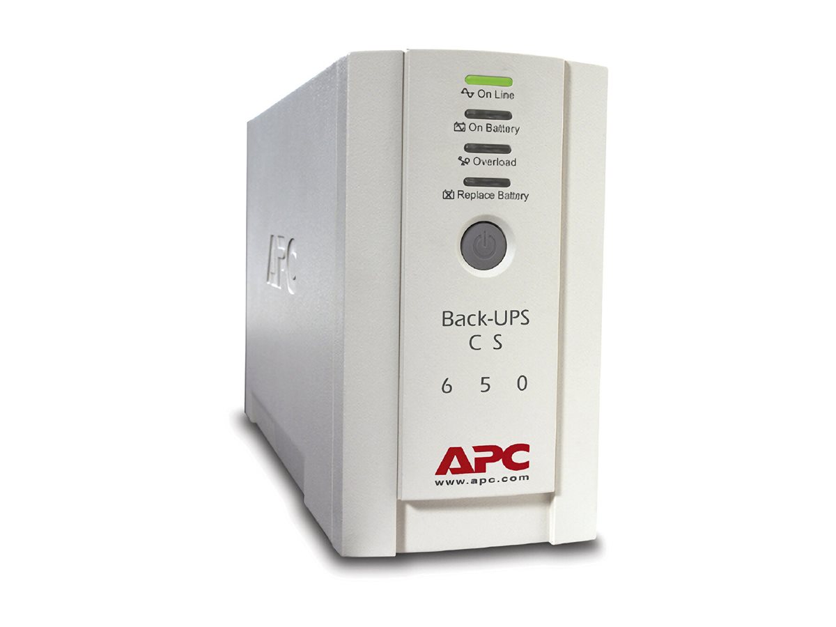 APC Back-UPS CS 650 - USV - Wechselstrom 230V - 400 Watt - 650 VA - RS-232 - USB - Ausgangsanschlüsse: 4 - beige