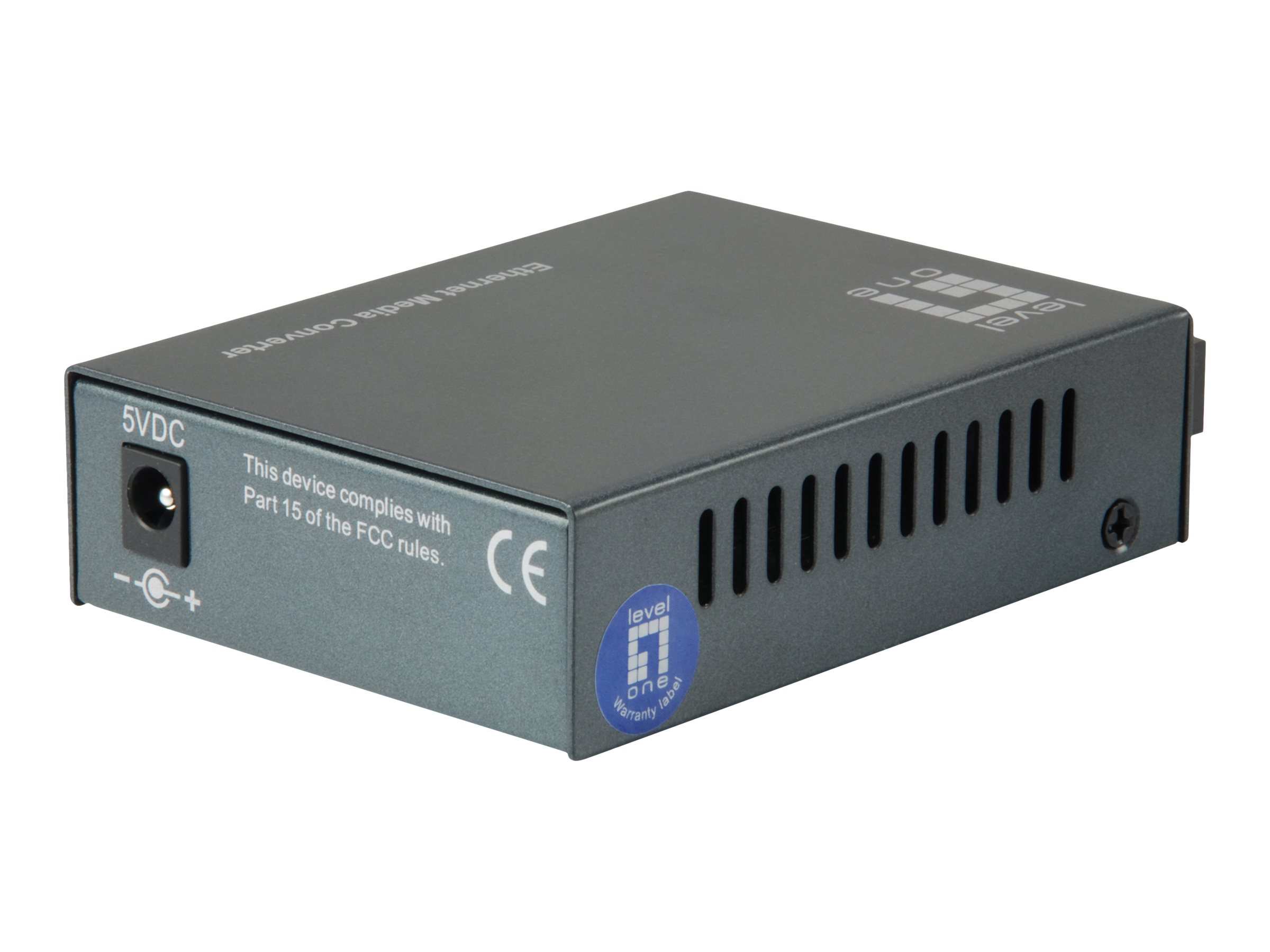 LevelOne FVT-1102 - Medienkonverter - 100Mb LAN10Base-T - 100Base-FX - 100Base-TX - RJ-45 / SC Single-Modus - bis zu 20 km - 1310 nm