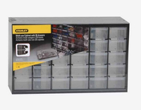 Black & Decker Kleinteilemagazin mit 30 Schubladen, Werkzeugkasten, Kunststoff, Schwarz, 365 mm, 153 mm, 222 mmKleinteilemagazin mit 30 Schubladen