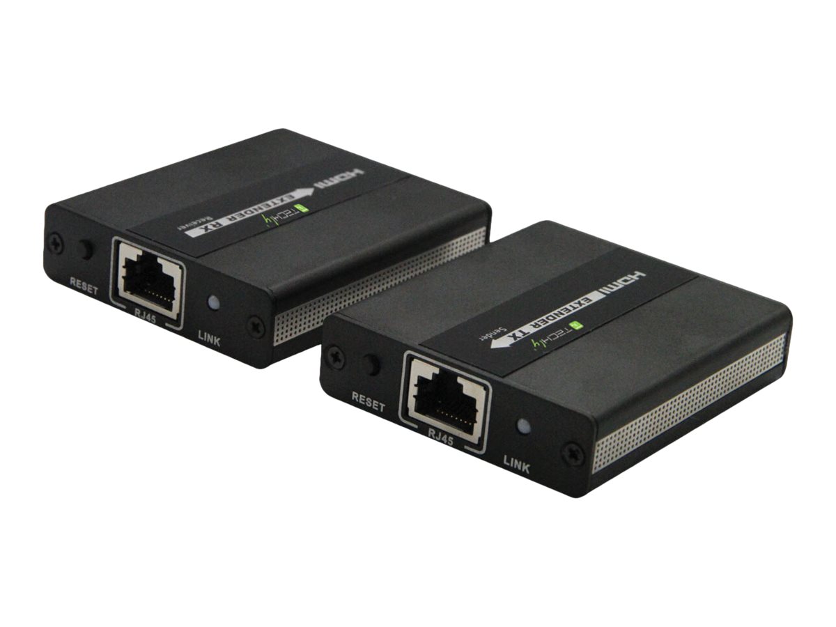 Techly Real Time HDMI Extender on Cat.5e/6 cableup to 120 meters - Sender und Empfänger - Video-/Audio-/Infrarot-Übertrager - HDMI - bis zu 120 m
