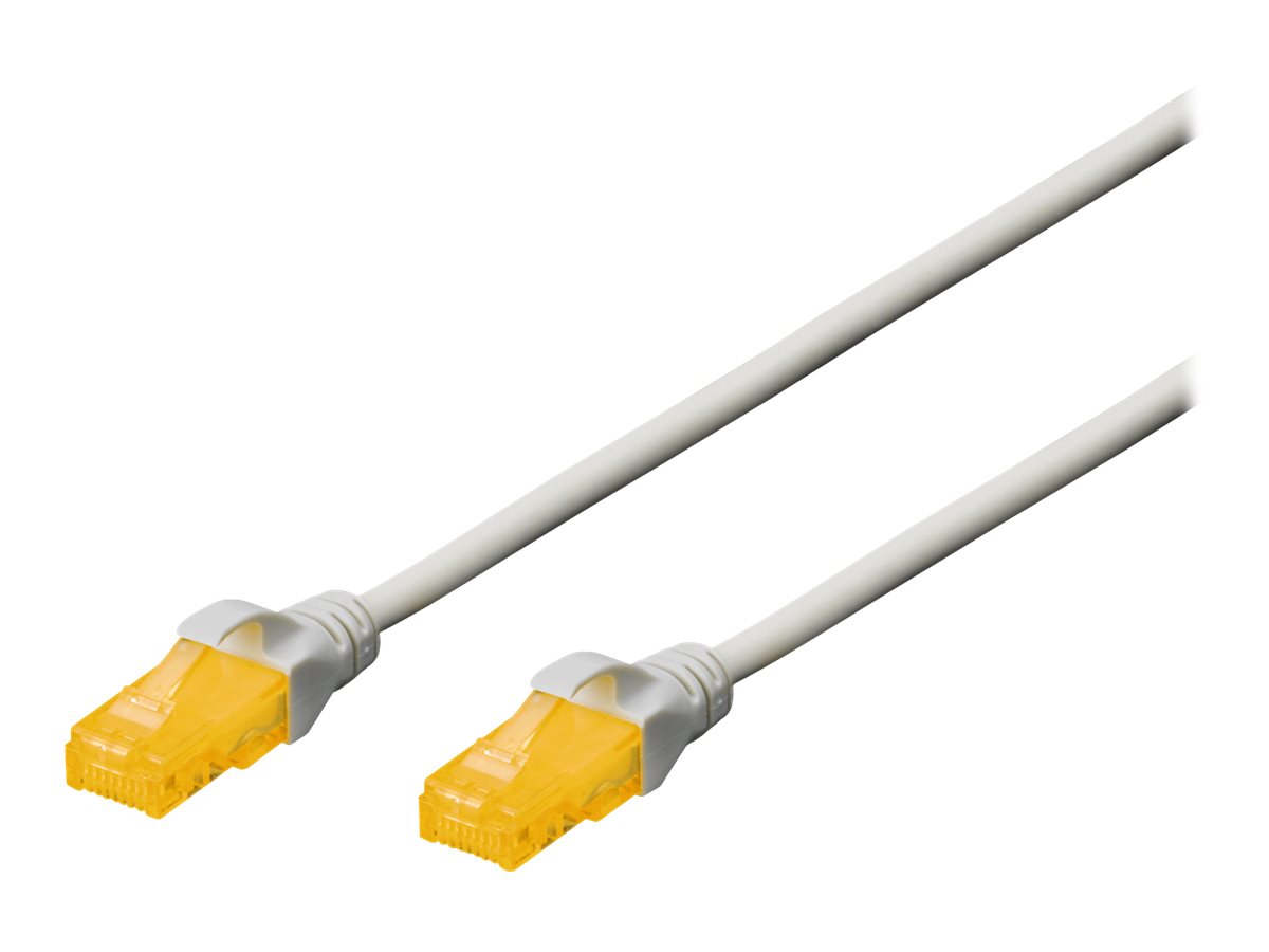 DIGITUS CAT 6A U/UTP Patchkabelzu RJ-45 (M) - 10 m - UTP - CAT 6a - halogenfrei - Grau