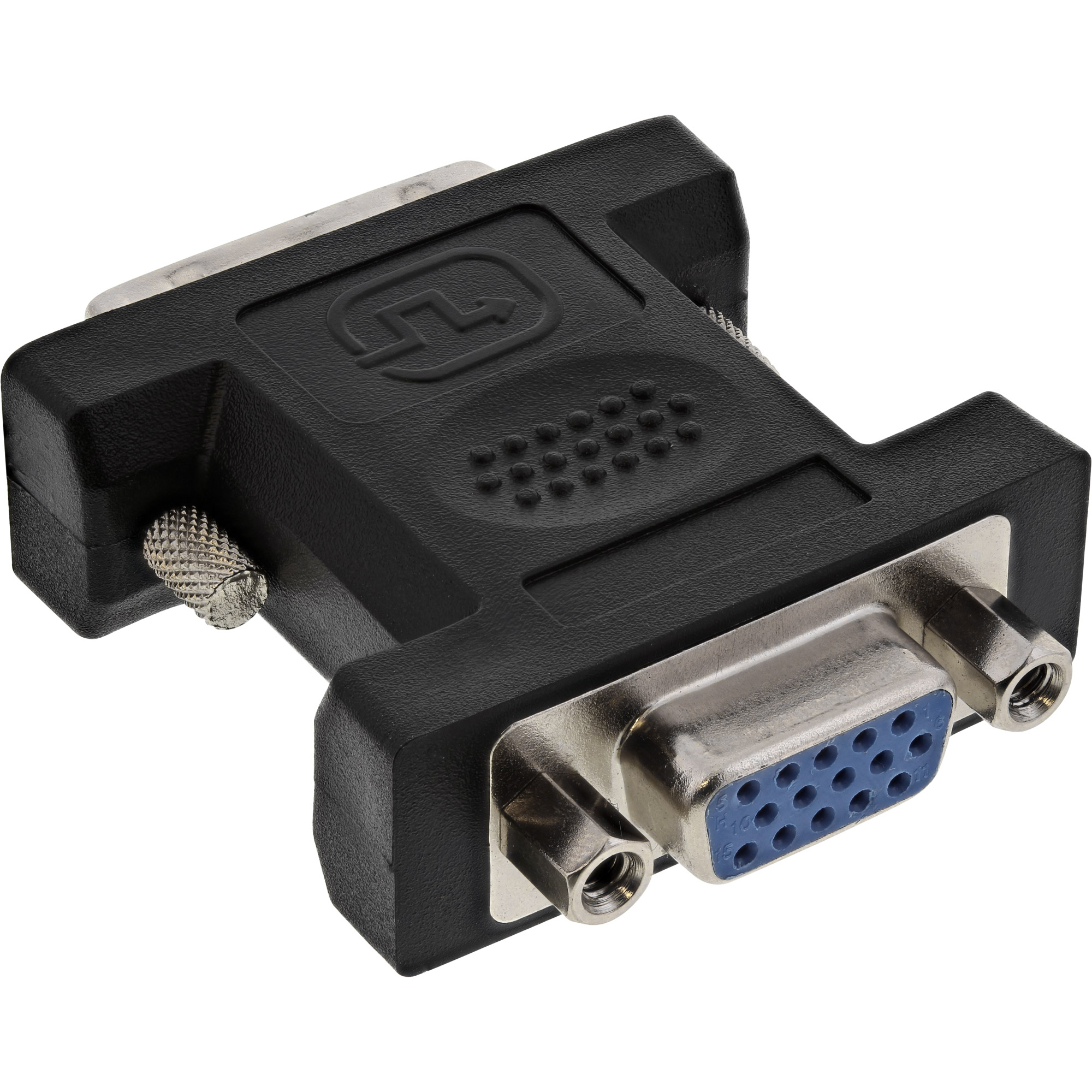 InLine DVI-A Adapter - Analog 12+5 Stecker auf 15pol HD Buchse (VGA)DVI-A Adapter - Analog 12+5 Stecker auf 15pol HD Buchse (VGA)